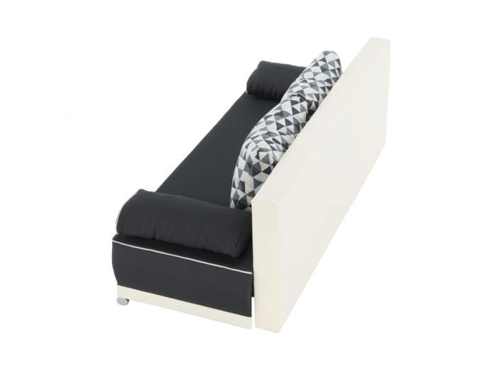 Rozkladacia pohovka s úložným priestorom Dinar - sivá / béžová