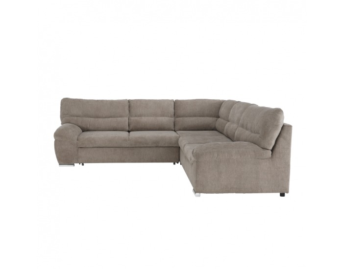 Rohová sedačka s rozkladom a úložným priestorom Albany K P - hnedá