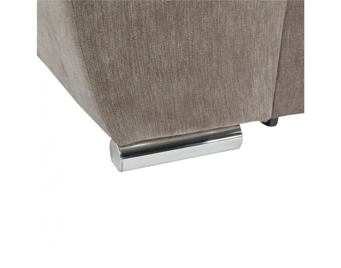 Rohová sedačka s rozkladom a úložným priestorom Albany K P - hnedá