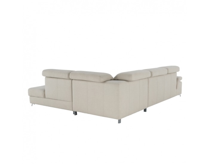 Rohová sedačka s rozkladom a úložným priestorom Alvaro P - béžová