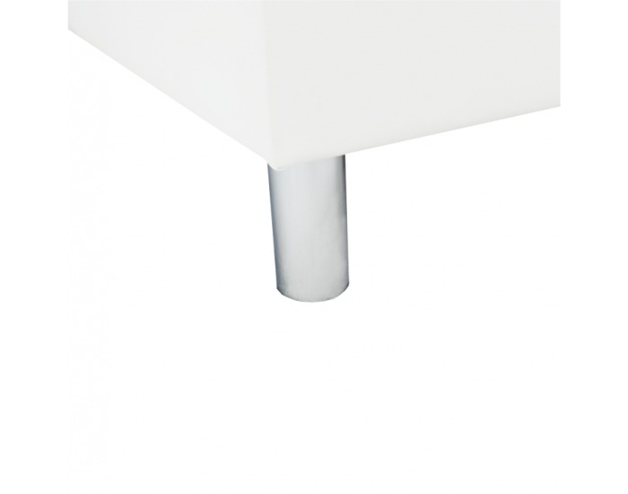 Rohová sedačka s rozkladom a úložným priestorom Polo P - biela / tmavosivá