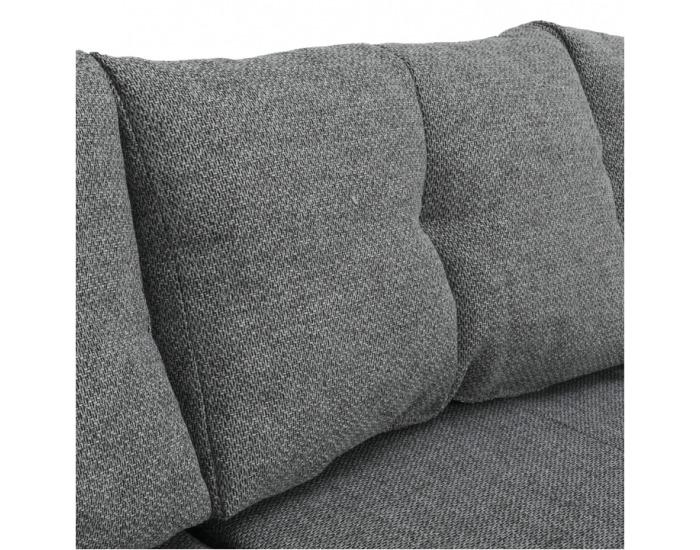 Rohová sedačka U s rozkladom Savona U L/P - svetlosivá / sivá