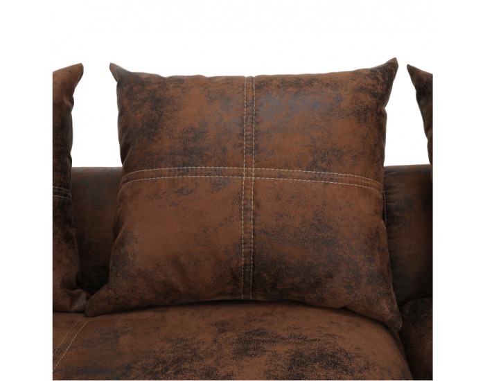 Rohová sedačka Anona P - hnedá