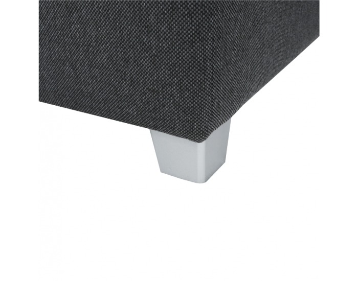 Rohová sedačka s rozkladom a úložným priestorom Colli P - sivočierna