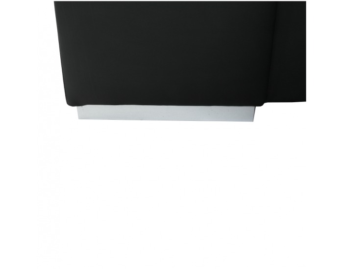 Rohová sedačka s rozkladom a úložným priestorom Monako L - svetlosivá / čierna