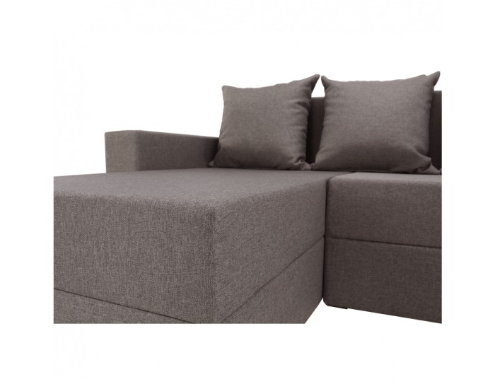 Rohová sedačka s rozkladom a úložným priestorom Tobias L/P - cappuccino