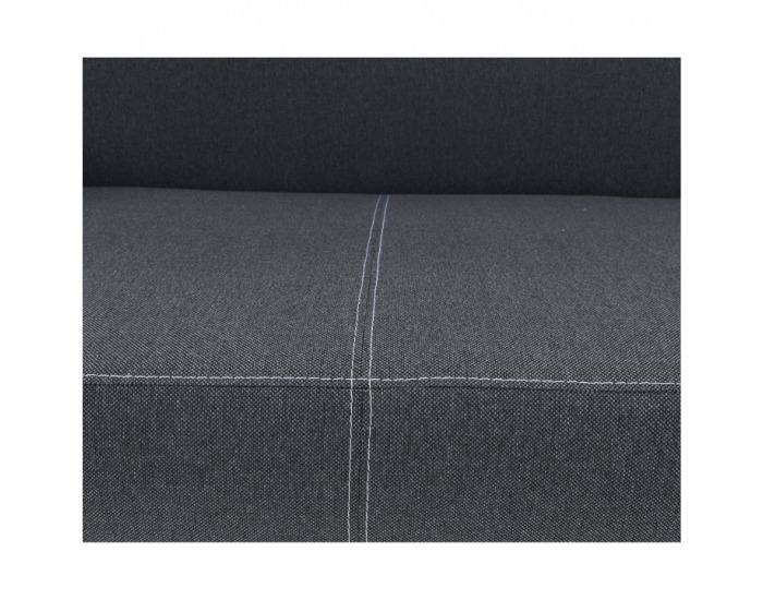 Rozkladacia trojsedačka Mono - biela / čierna