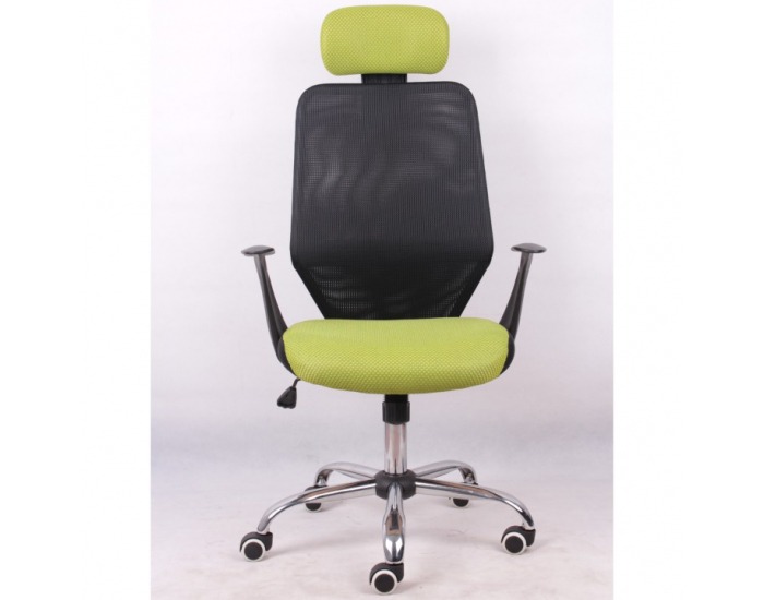 Kancelárska stolička s podrúčkami Reyes - čierna / zelená