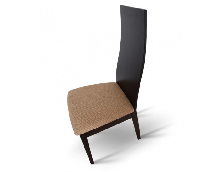 Jedálenská stolička Fela - wenge / svetlohnedá melírovaná