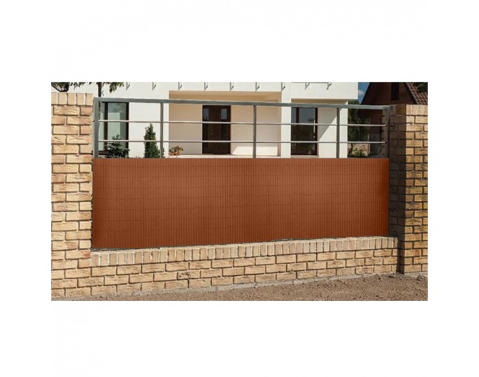 Záhradná zástena Abeo 300 cm - hnedá