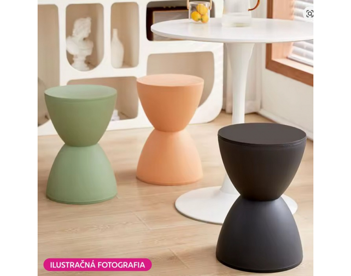 Taburetka Abram - béžová