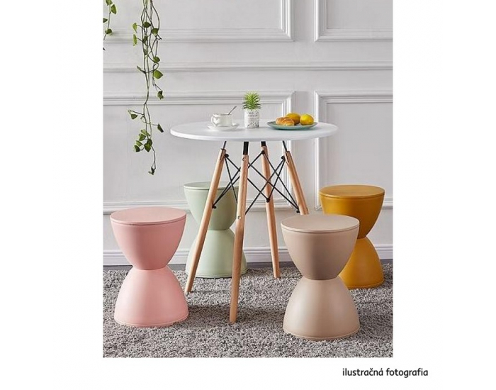 Taburetka Abram - béžová