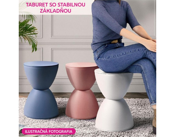 Taburetka Abram - béžová