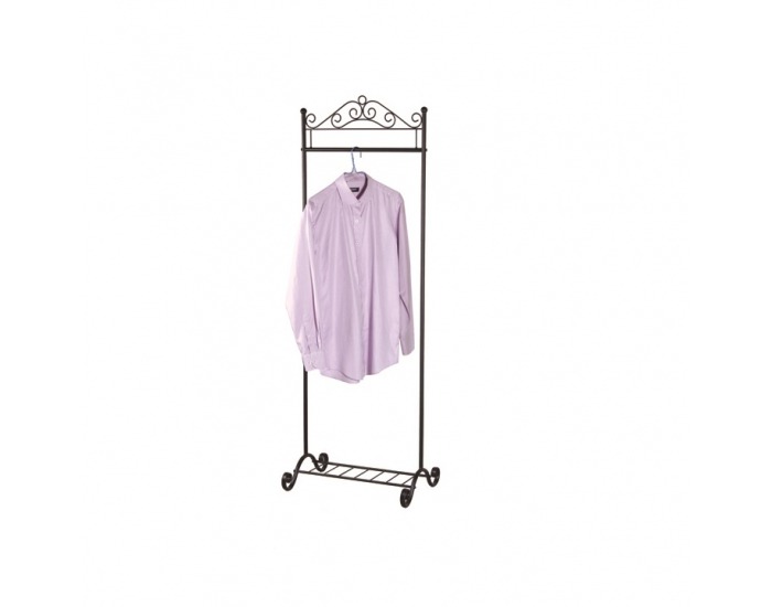 Kovový vešiak Acario - čierna