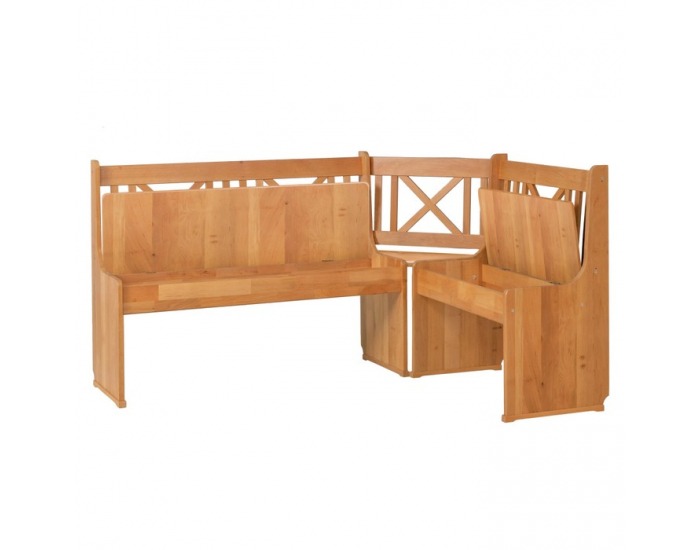 Rohová lavica do kuchyne Adaly X - jelša