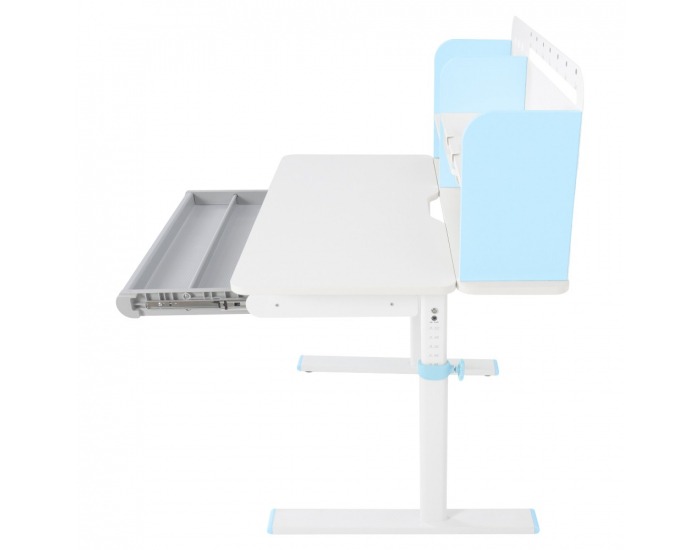 Rastúci písací stolík Adan - modrá / biela