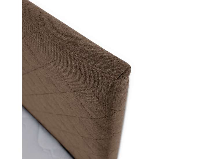 Boxspringová manželská posteľ Adara 140x200 cm - hnedá