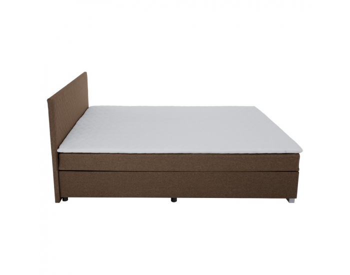 Boxspringová manželská posteľ Adara 140x200 cm - hnedá