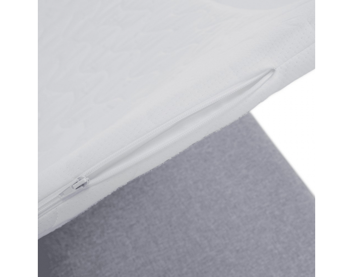 Boxspringová manželská posteľ Adara 140x200 cm - svetlosivá