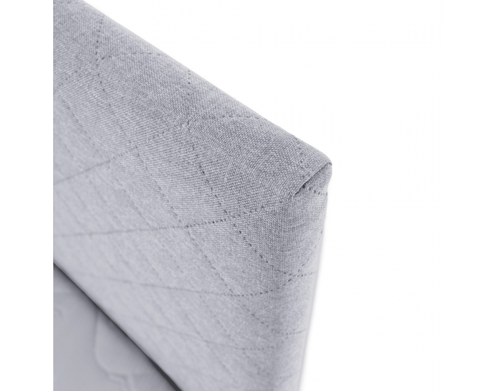 Boxspringová manželská posteľ Adara 160x200 cm - svetlosivá