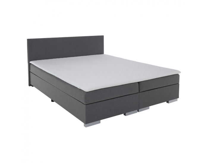 Boxspringová manželská posteľ Adara 180x200 cm - sivá