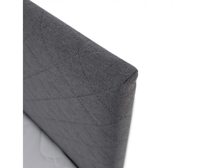 Boxspringová manželská posteľ Adara 180x200 cm - sivá