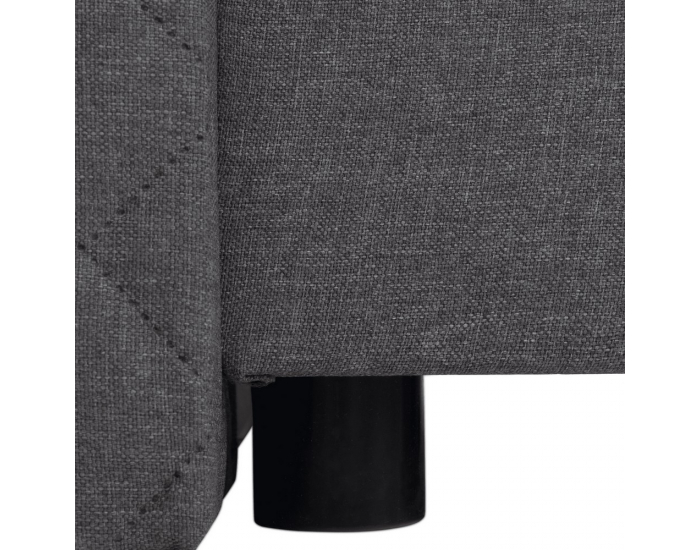 Boxspringová manželská posteľ Adara 180x200 cm - sivá