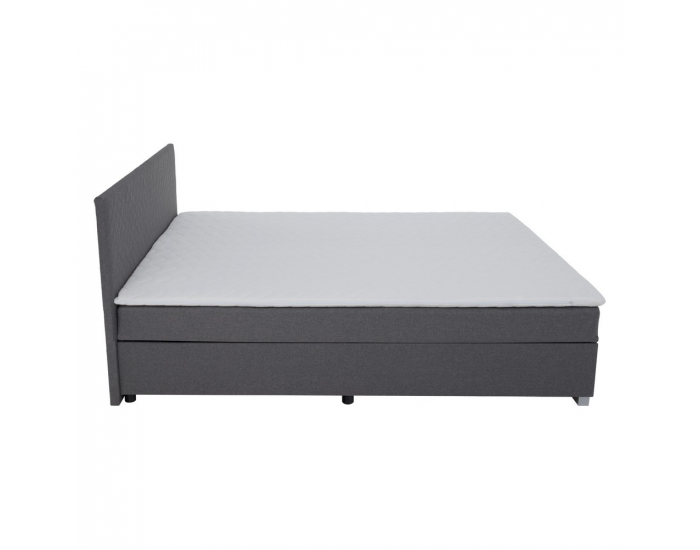 Boxspringová manželská posteľ Adara 180x200 cm - sivá