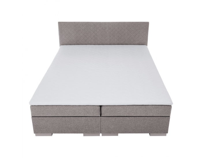 Boxspringová manželská posteľ Adara 180x200 cm - sivohnedá (taupe)