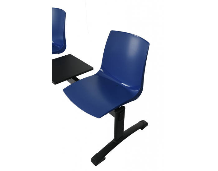 Plastová lavica (2-miestna) do čakární Adon 3T - tmavomodrá / čierna