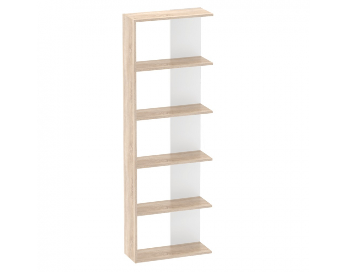 Regál Agatio - dub sonoma / biela