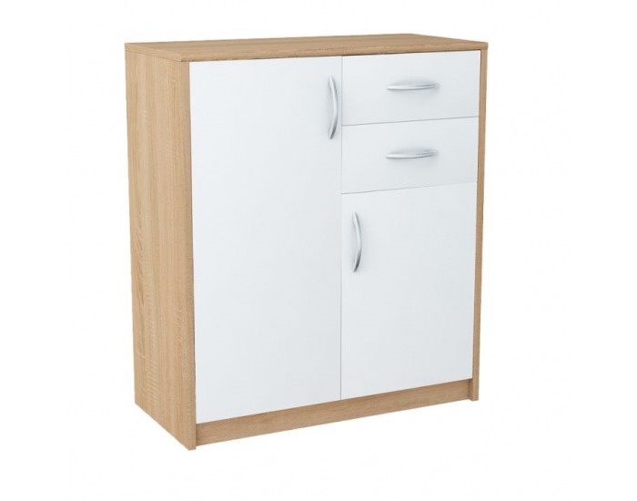 Dvojdielna komoda Agnesa Typ 2 - dub sonoma / biela