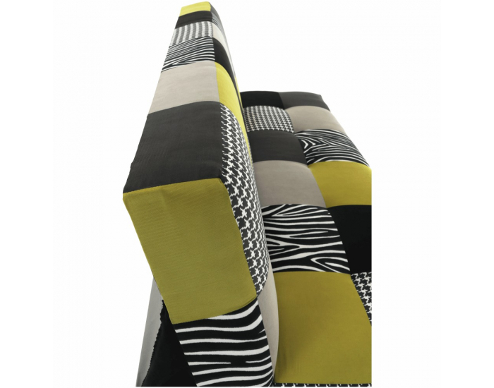 Rozkladacia pohovka s úložným priestorom Alabama - limetková