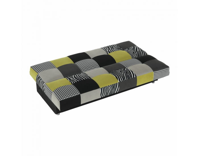 Rozkladacia pohovka s úložným priestorom Alabama - limetková