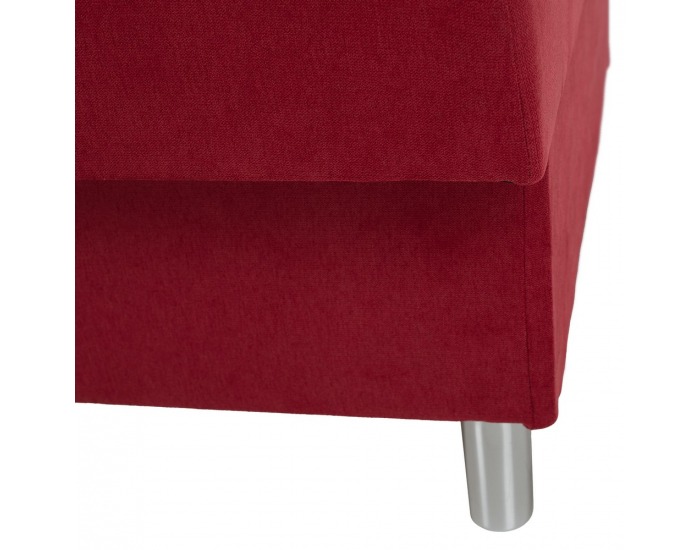 Rozkladacia pohovka s úložným priestorom Alada - červená