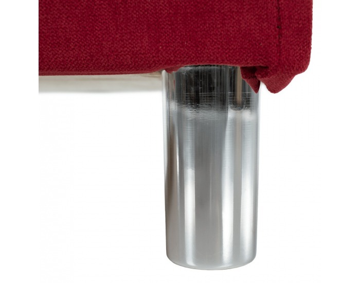 Rozkladacia pohovka s úložným priestorom Alada - červená