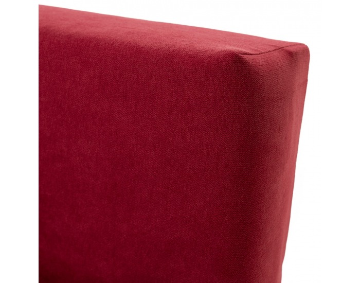 Rozkladacia pohovka s úložným priestorom Alada - červená