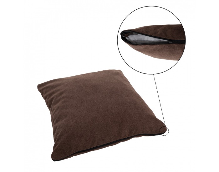 Rozkladacia pohovka s úložným priestorom Alada - hnedá