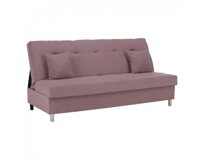 Rozkladacia pohovka s úložným priestorom Alada - ružová