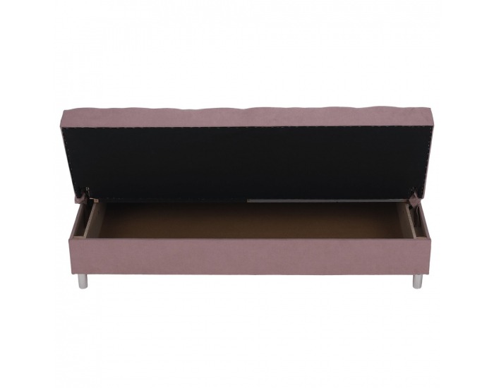 Rozkladacia pohovka s úložným priestorom Alada - ružová