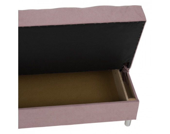 Rozkladacia pohovka s úložným priestorom Alada - ružová