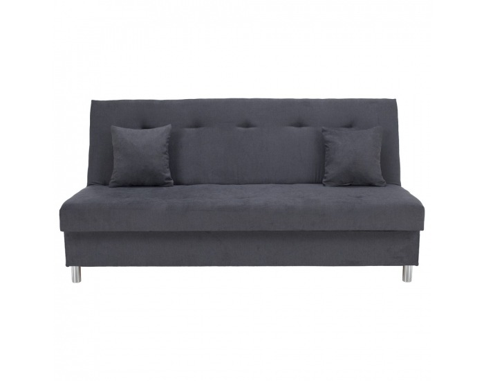 Rozkladacia pohovka s úložným priestorom Alada - sivá