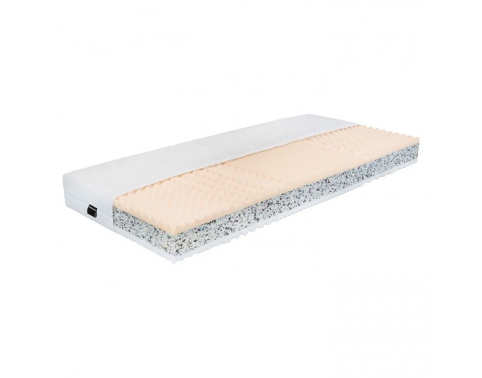 Obojstranný penový matrac (2 ks) Albo Lux 2 New 90x200 cm - biela