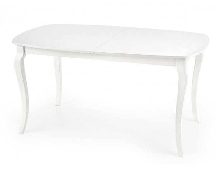 Rozkladací jedálenský stôl Alexander - biela