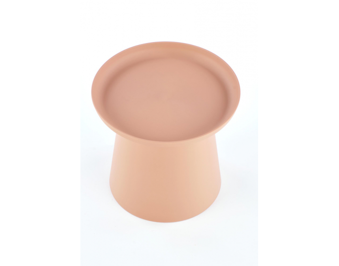 Okrúhly príručný stolík Alexis - ružová