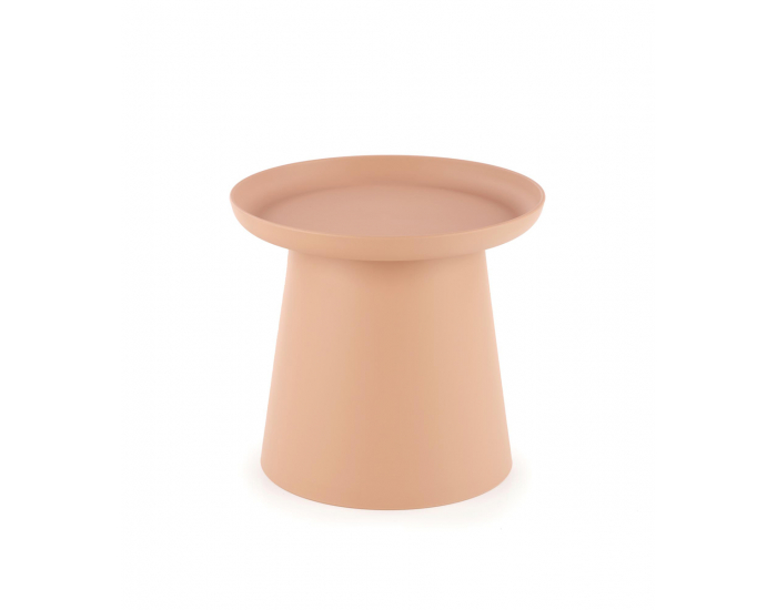 Okrúhly príručný stolík Alexis - ružová