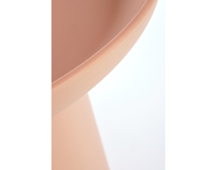 Okrúhly príručný stolík Alexis - ružová