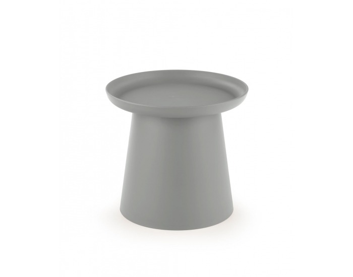 Okrúhly príručný stolík Alexis - sivá