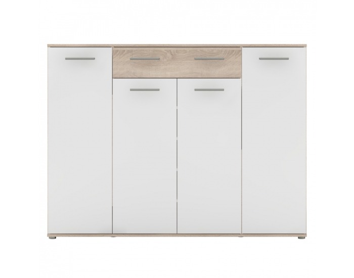 Botník (skrinka na topánky) Alexis - dub sonoma / biela