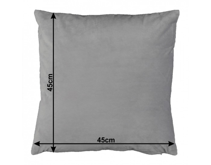 Vankúš Alita Typ 12 45x45 cm - svetlosivá
